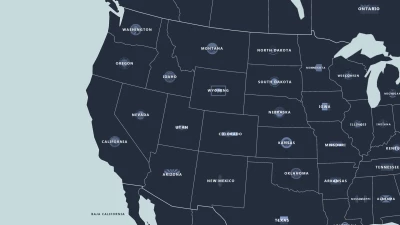 North America Background Map v1.3