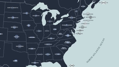 North America Background Map v1.3