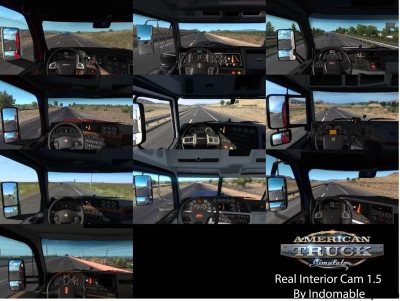 Real Interior Cams ATS by Indomable v1.5