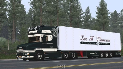 Scania T580 Klemmensen+Trailer v4.0 1.52