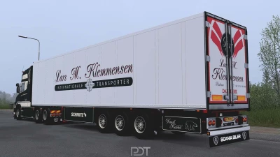 Scania T580 Klemmensen+Trailer v4.0 1.52