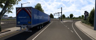 SCS Trailer 53 Walmart Skin Blue 1.51