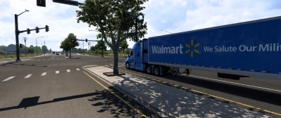 SCS Trailer 53 Walmart Skin Blue 1.51