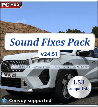 Sound Fixes Pack v24.51 for ETS2 1.53 open beta only