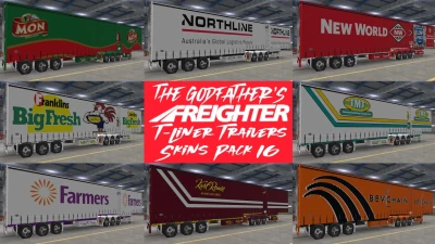 The Godfather's Freighter T-Liner Trailer Skins Pack 16 v1.0