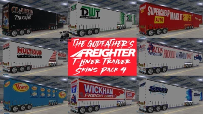 The Godfather's Freighter T-Liner Trailer Skins Pack 4 v1.1