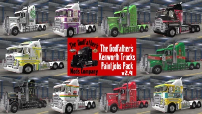 The Godfather's Kenworth Trucks Skins Pack v2.4