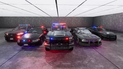 Ultimate Free USA Police Pack for BeamNG  (Ford, Dodge, Chevy) V1.0