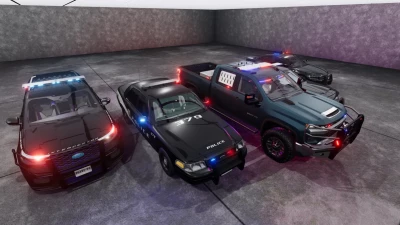 Ultimate Free USA Police Pack for BeamNG  (Ford, Dodge, Chevy) V1.0