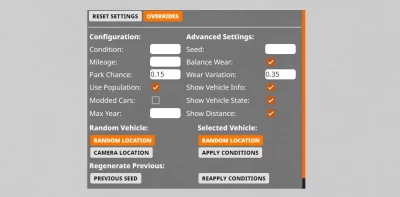 Used Car Generator v0.6.1 0.33.x