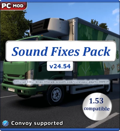 ATS Sound Fixes Pack v24.54 open beta only for 1.53