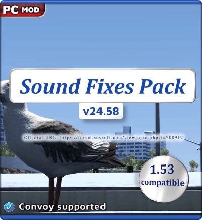 ATS Sound Fixes Pack v24.58 open beta only for 1.53