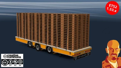 BDF FLATBED TRAILER LUPAL v4.0 ETS2 1.52-1.53.x