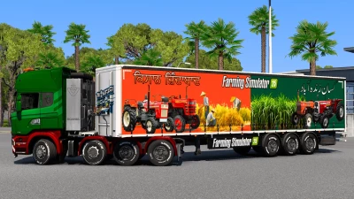 Bharat-Pak Kisaan Ek Saath FS25 Trailer Skin v1.0