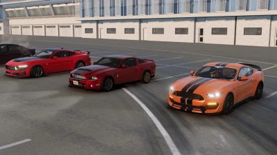 Big American Muscle Cars Pack BeamNG v1.0