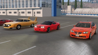 Big American Muscle Cars Pack BeamNG v1.0