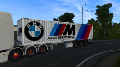 BMW Cargo Container Trailer v1.0