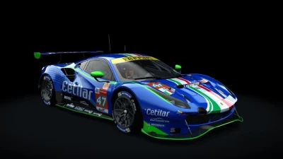 Ferrari 488 GTE Evo 2018 Le Mans Spec Michelotto v1.0