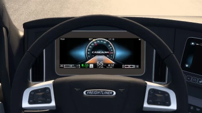 Freightliner Cascadia 2024 Improved Dashboard v1.1