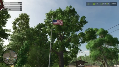 FS25 USA Flag v1.0.0.0