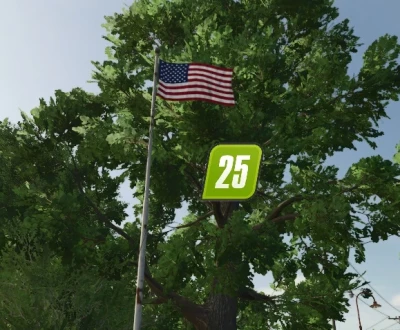 FS25 USA Flag v1.0.0.0