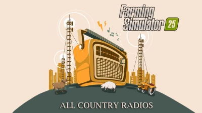 FS25 ALL COUNTRY RADIOS v1.0.0.0