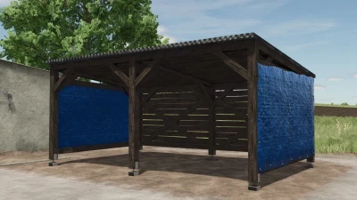 FS25 Bale Shelter/Machine Shelter Package v1.0.0.0