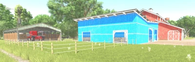 FS25 Cowbarn Blue v1.0.0.0