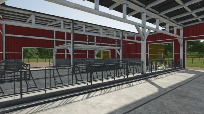 FS25 Cowbarn Red v1.0.0.0