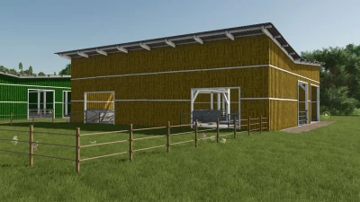 FS25 Cowbarn Yellow v1.0.0.0