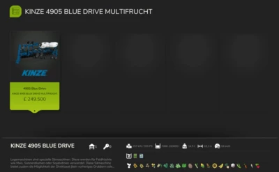 Kinze 4905 Blue Drive Multifruit v1.0.0.0