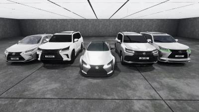 Lexus Pack (LC500, LX500, RX, LX, GSF) v1