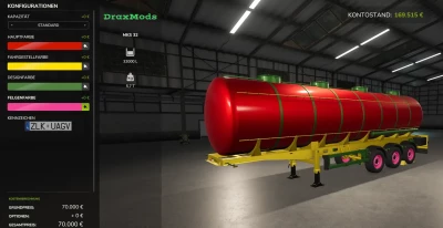 MKS tanker package with color and capacity selection v1.0.0.0