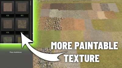 More paintable texture ALL MAPS v1.0.0.0