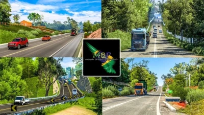 New Mapa Brasil Paradise For ETS2 1.52 and 1.53