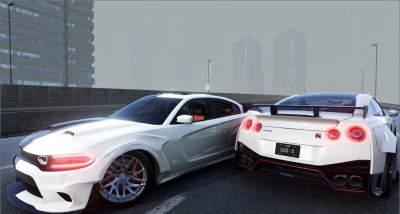 Nissan GTR R38 NISMO and Dodge Charger Hellcat v1.0