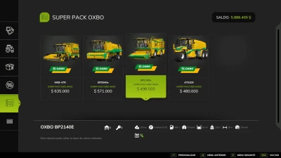 Oxbo Pack Edit v1.0.0.0