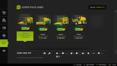 Oxbo Pack Edit v1.0.0.0