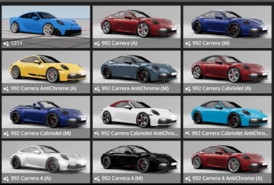 Porsche Ultimate Configuration Pack 88 Custom Configurations v1.0