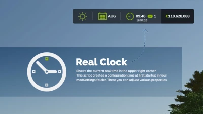 RealClock Mod v1.0.0.0