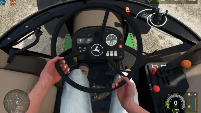 Realistic camera with hand on steering wheel v1.0.0.0