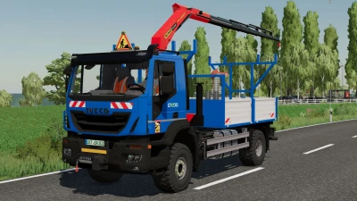 Renault D16 & Iveco X-Way Grue Enedis Trucks v1.0.0.0