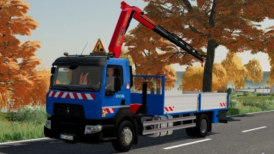 Renault D16 & Iveco X-Way Grue Enedis Trucks v1.0.0.0