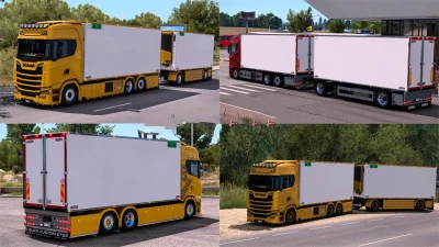 Scania NextGen Autotreno Frigo + Rimorchio (BDF Refeer with Trailer) MEGAMOD 1.53