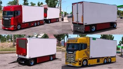 Scania NextGen Autotreno Frigo + Rimorchio (BDF Refeer with Trailer) MEGAMOD 1.53