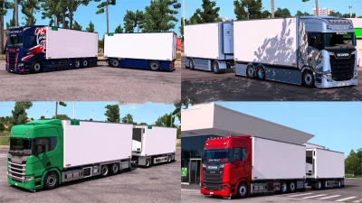 Scania NextGen Autotreno Frigo + Rimorchio (BDF Refeer with Trailer) MEGAMOD 1.53