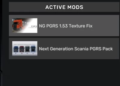 Scania NG PGRS Texture Fix v1.53