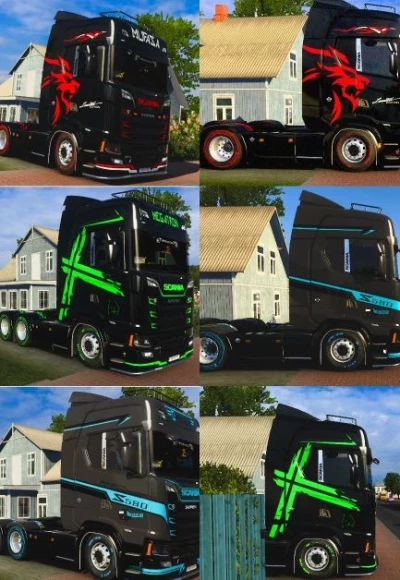 Scania S skin pack v1.0