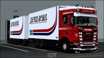 Scania S520 JP.Vis&ZN ITKH + Trailer v13 1.52