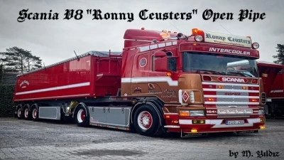 Scania V8 ''Ronny Ceusters'' Open Pipe v2.0